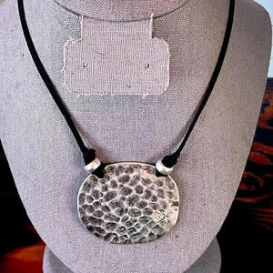 Park Lane Reversible Crystal/Solid Pendant Necklace NWT | 2-in-1